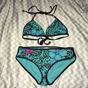 Turquoise bikini